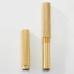 Pieds de meuble moletés en laiton massif STEN