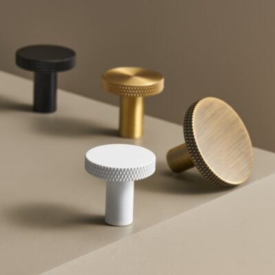 SYRA Solid Brass Knurled Knob - meraki.