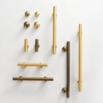 Maniglie in ottone massiccio TANGENT