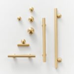 Maniglie in ottone massiccio TANGENT