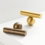 TANGENT Massief messing T-stangen