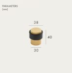 TELOS Messing Deurstopper