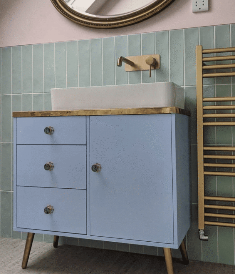 TESTA Star-Rückplatte aus massivem Messing