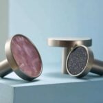 Pomos acrílicos y de concha de latón macizo TESTA