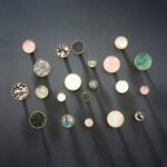 Pomos acrílicos y de concha de latón macizo TESTA