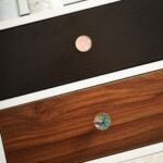 Pomos acrílicos y de concha de latón macizo TESTA