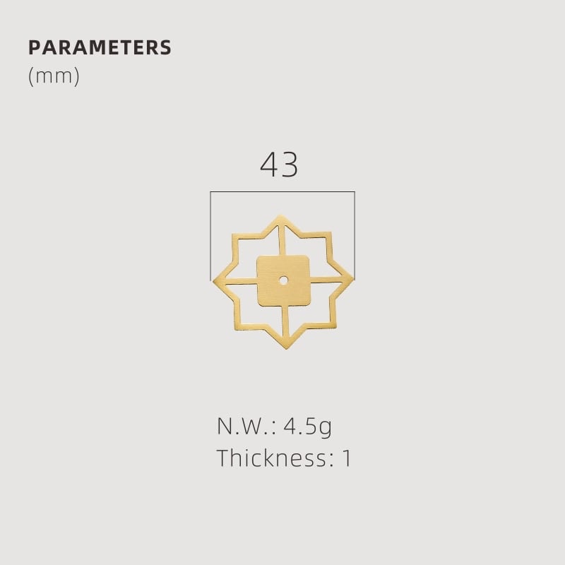 Pomos acrílicos y de concha de latón macizo TESTA