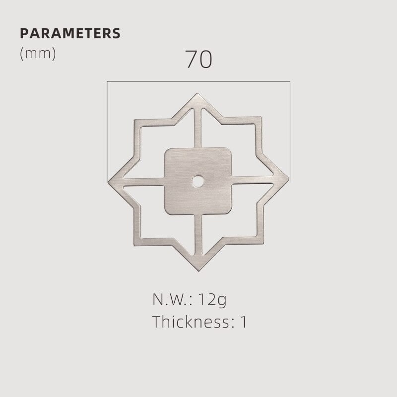 Pomos acrílicos y de concha de latón macizo TESTA