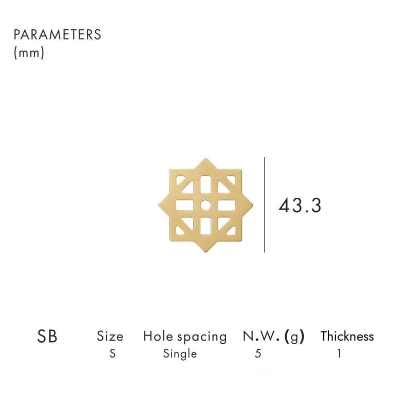 Pomos acrílicos y de concha de latón macizo TESTA