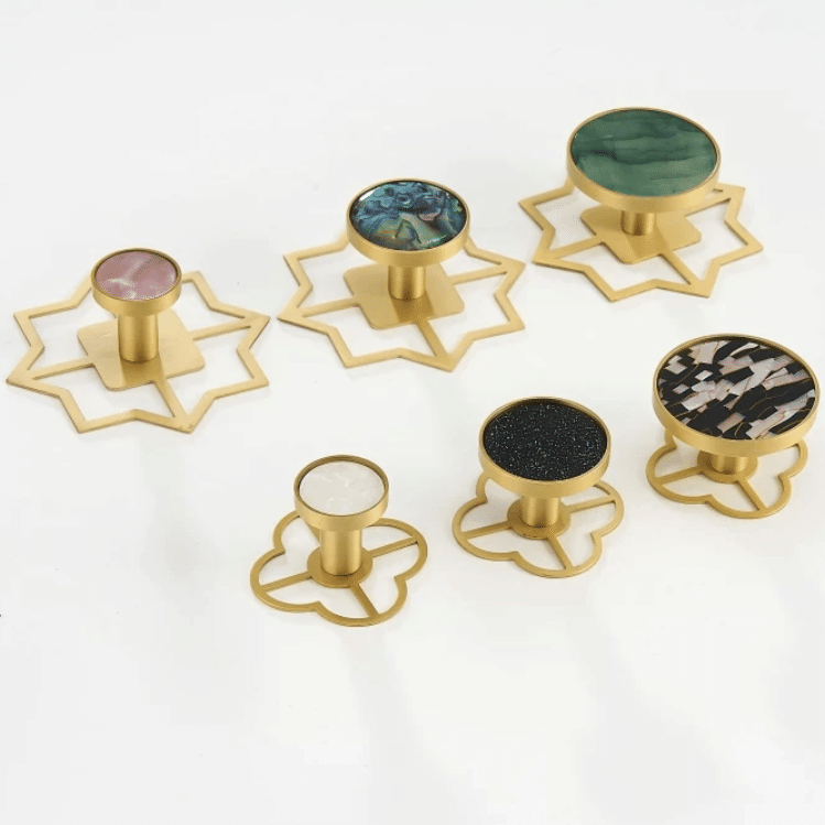 TESTA Massive Messing-Klee-Rückplatte