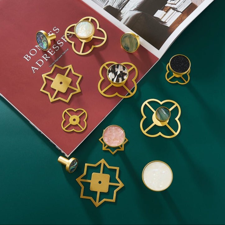 TESTA Star-Rückplatte aus massivem Messing