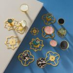 TESTA Star-Rückplatte aus massivem Messing