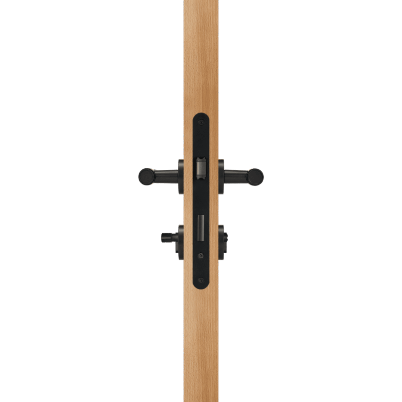 TOLLO Brass Lever Door Handle & Lock Set