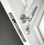 TOLLO Brass Lever Door Handle & Lock Set