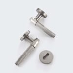 TOLLO Brass Lever Door Handle & Lock Set