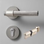 TOLLO Brass Lever Door Handle & Lock Set