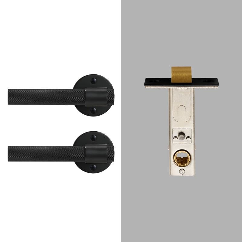 TOLLO Brass Lever Door Handle & Lock Set