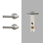 TOLLO Brass Lever Door Handle & Lock Set