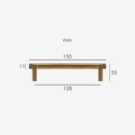 Maniglia TOMA in ottone massiccio