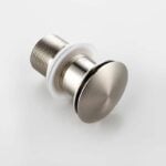 TURBA Click Clack Unslotted Basin Waste