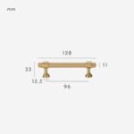 VELA Massivmessinggriff