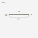 VELA Massivmessinggriff