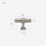 Barra a T in ottone massiccio VELA