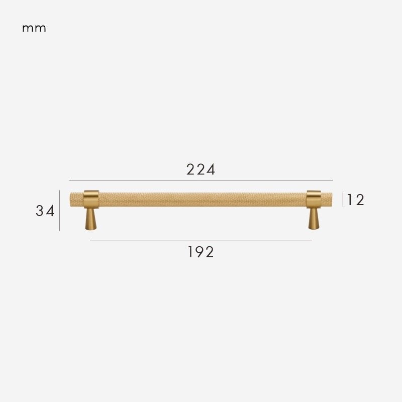 VENTO Solid Brass Handles 22 VENTO Solid Brass Handles