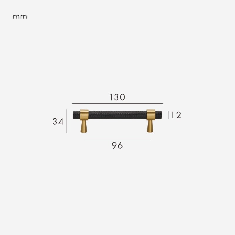 VENTO Solid Brass Handles 34 VENTO Solid Brass Handles