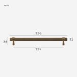 VENTO Solid Brass Handles