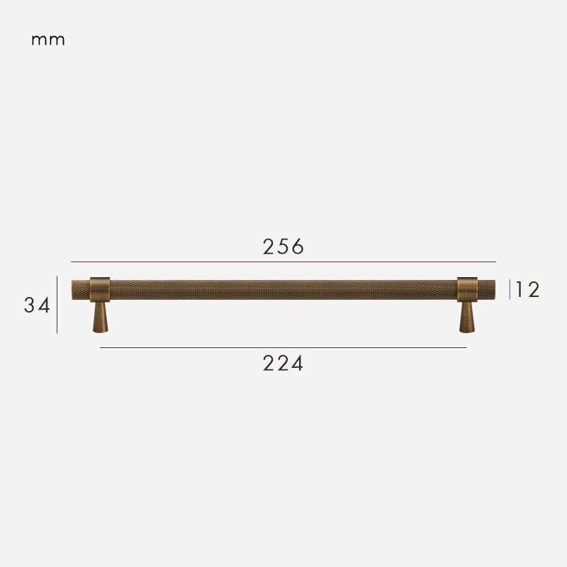 VENTO Solid Brass Handles 32 VENTO Solid Brass Handles