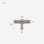 Barre a T in ottone massiccio VENTO