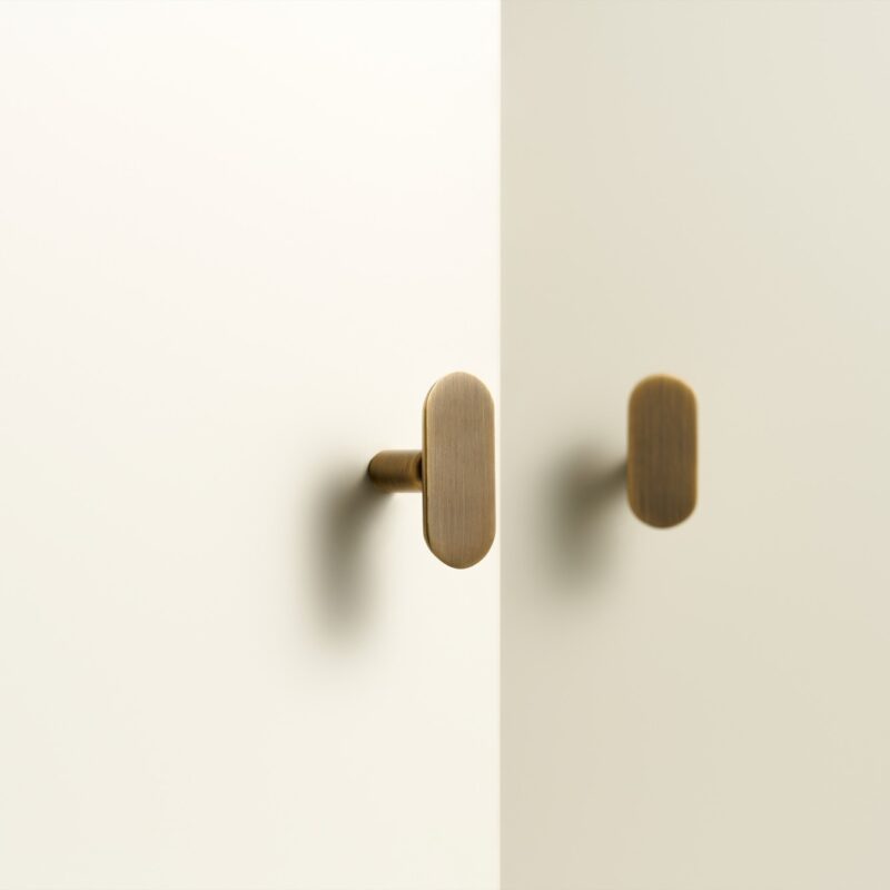 VERO massief messing knop