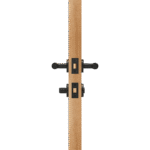 VERTO Ensemble de poignée de porte et de serrure à levier en laiton massif