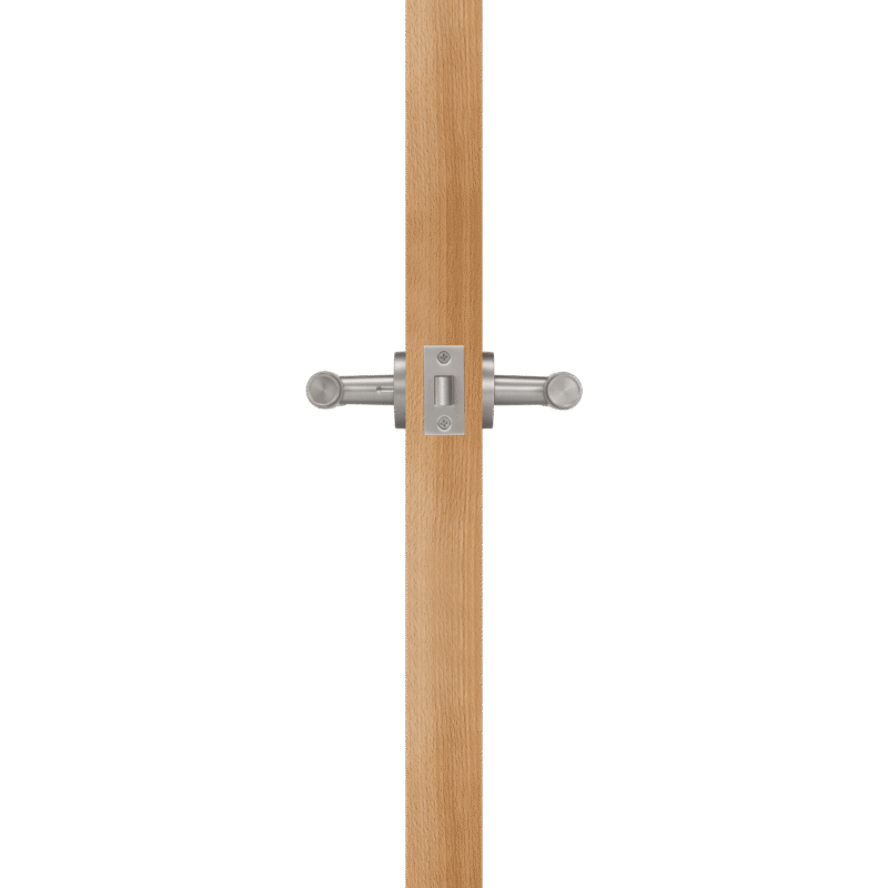 VERTO Ensemble de poignée de porte et de serrure à levier en laiton massif