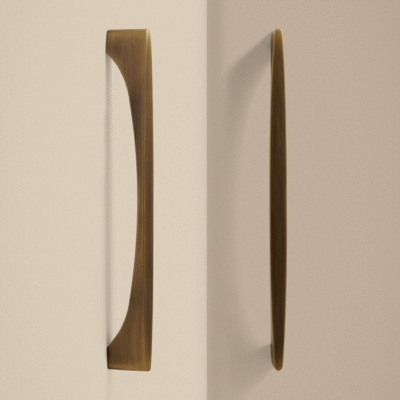 Maniglia VION in ottone massiccio