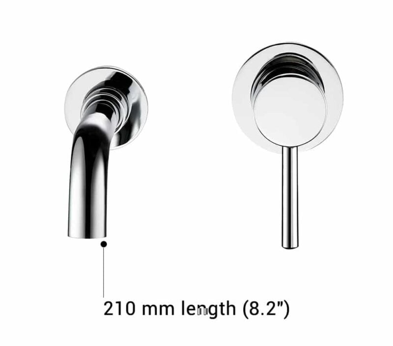 VIRTA Wall Mounted Basin Mixer Tap