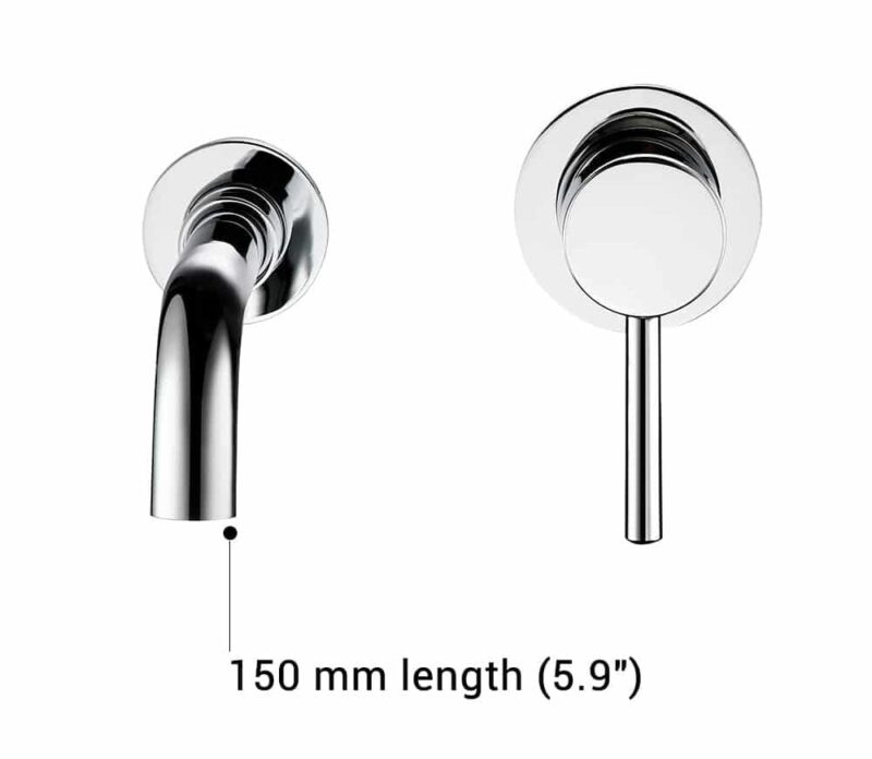 VIRTA Wall Mounted Basin Mixer Tap