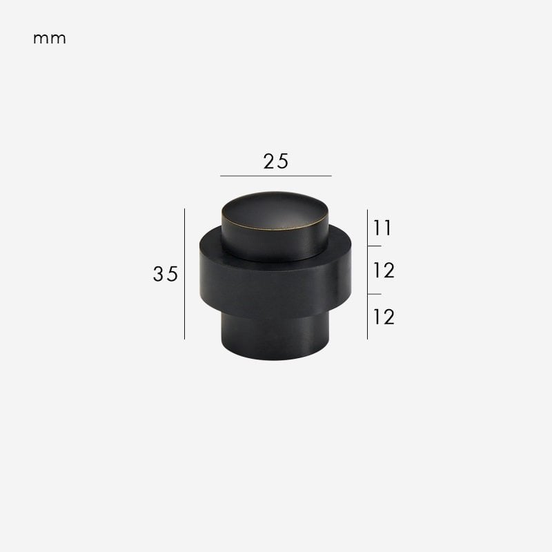 VORDA Massief messing deurstopper