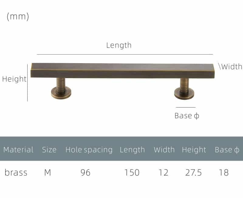 VORM Massief Messing Handgrepen