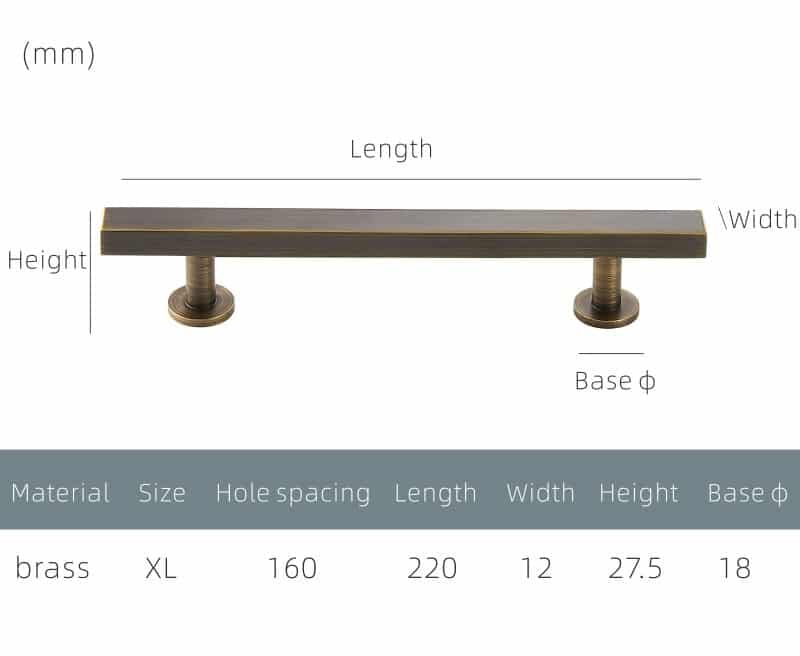 VORM Massief Messing Handgrepen
