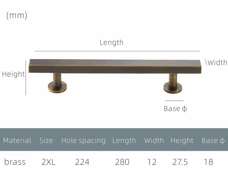 VORM Massief Messing Handgrepen