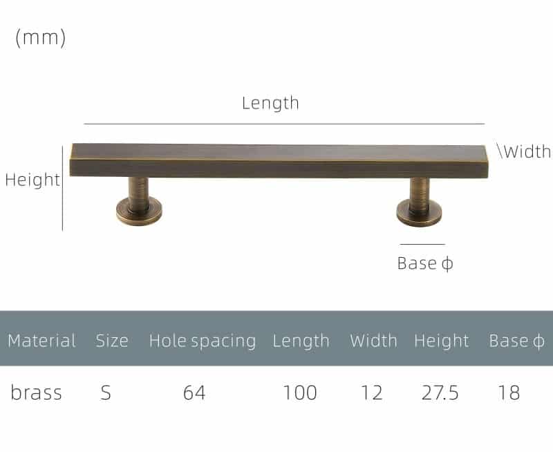 VORM Massief Messing Handgrepen