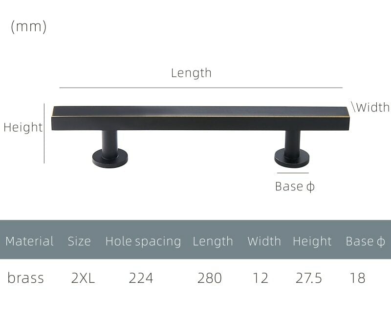 VORM Massief Messing Handgrepen
