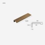 VYRA Tiranti per bordi in ottone massiccio