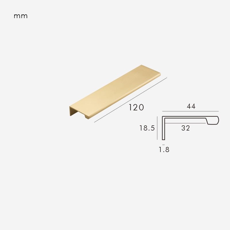 VYRA Tiranti per bordi in ottone massiccio