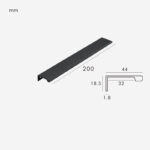 VYRA Tiranti per bordi in ottone massiccio