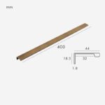 VYRA Tiranti per bordi in ottone massiccio