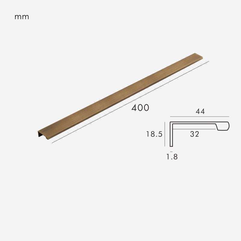 VYRA Tiranti per bordi in ottone massiccio