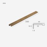 VYRA Tiranti per bordi in ottone massiccio